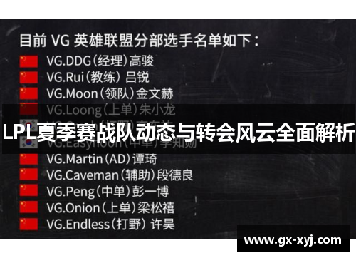 LPL夏季赛战队动态与转会风云全面解析